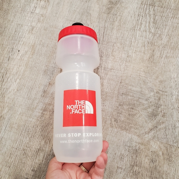 The North Face Clear Plastic Reusable Water Bottle - Picture 3 of 5